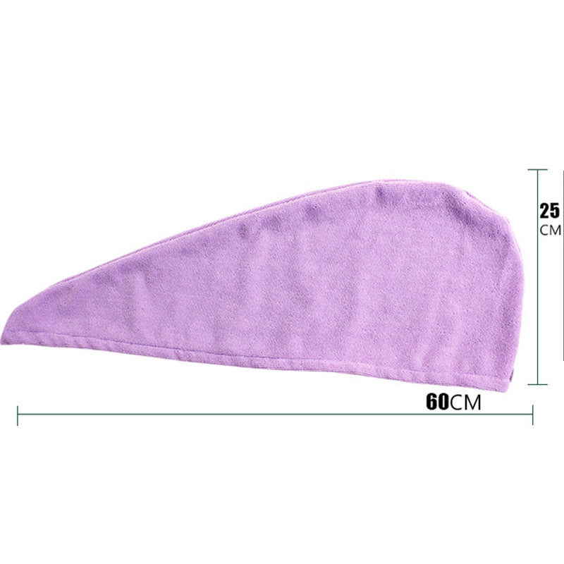 Toalha de Microfibra Seca Cabelo - Antifrizz