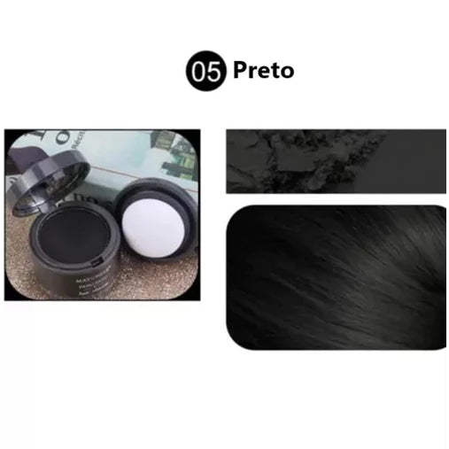 Maquiagem de Cabelo - Falhas no cabelo e Fios Brancos