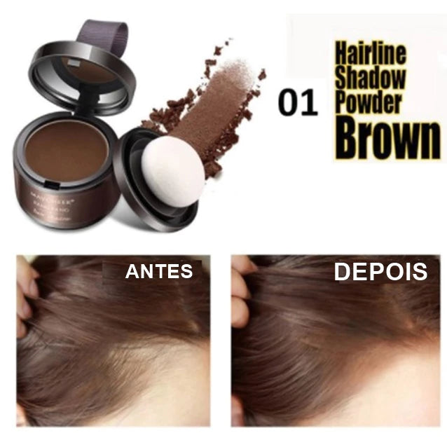 Maquiagem de Cabelo - Falhas no cabelo e Fios Brancos