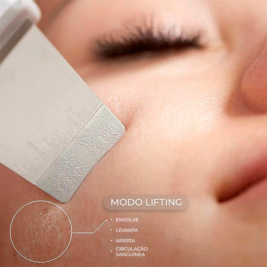 Peeling Ultrassônico - Limpeza Facial, Hidrataçao e Anti-Rugas