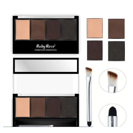 Paleta de Sombra Para Sobrancelhas
