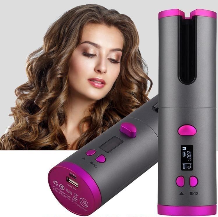 Modelador de Cachos Sem Fio- Auto-Curler